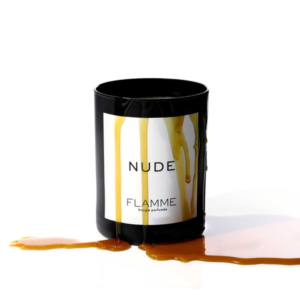 Citrus & Sage Scented Luxury Jar Candle: Nude, by Flamme Candles